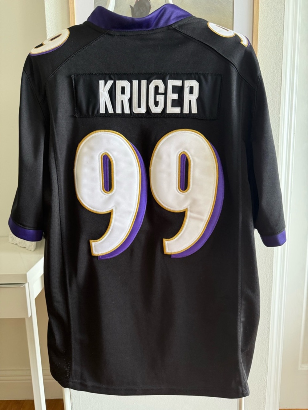 Nike NFL Baltimore Ravens #99 Kruger Jersey Super Bowl XLVII Black Size M NWT - Picture 2 of 9